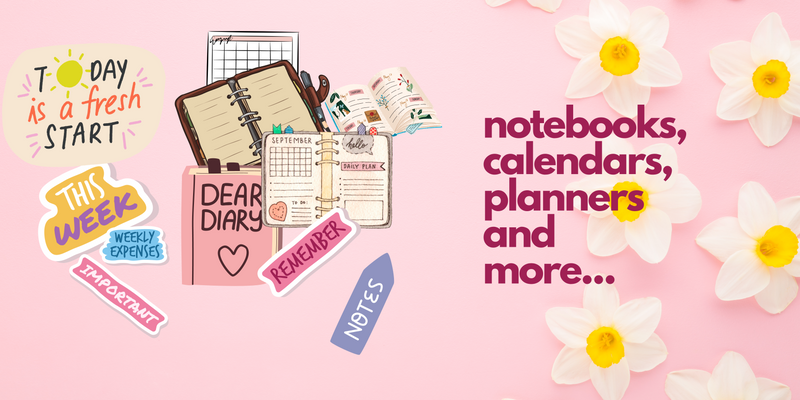 Notebooks, Diaries, Planners