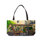 Ischia Italy Market Scene Weekender Tote — Original Watercolor Art