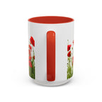 Poppy Field Accent Mug — Original Floral Ceramic Cup