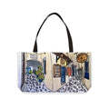 Naxos Island Alleyway Market Weekender Tote — Original Watercolor Art