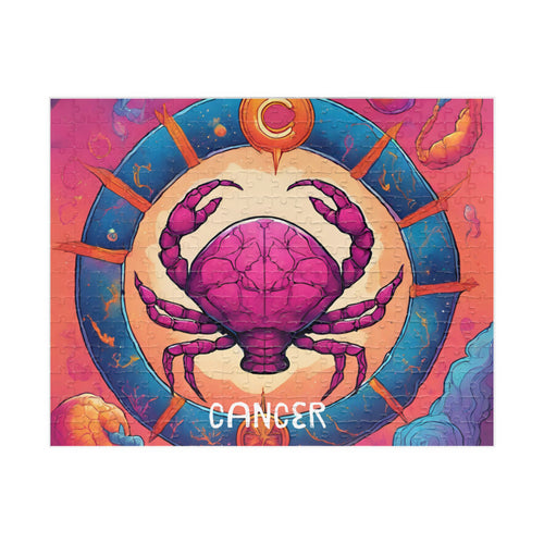 Cancer Zodiac Puzzle — Original Astrological Crab Jigsaw, 252 Pieces