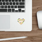 Fruits of Amalthea — Heart-Shaped Fruit Collection Die-Cut Sticker | The Signature Piece
