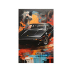 Lotus Esprit — Original Abstract Vintage Sports Car Art Poster