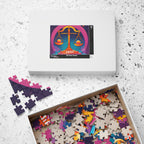 Libra Zodiac Scales Puzzle — Original Astrological Jigsaw, 252 Pieces