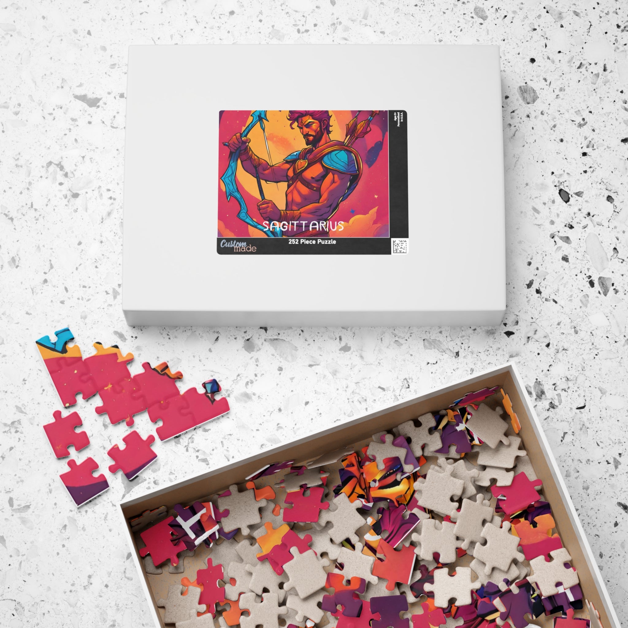 Sagittarius Archer Puzzle — Original Zodiac Jigsaw, 252 Pieces