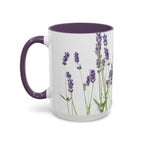 Lavender Field Accent Mug — Original Floral Ceramic Cup