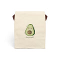 Avocado Canvas Lunch Bag — Cute Print Reusable Tote