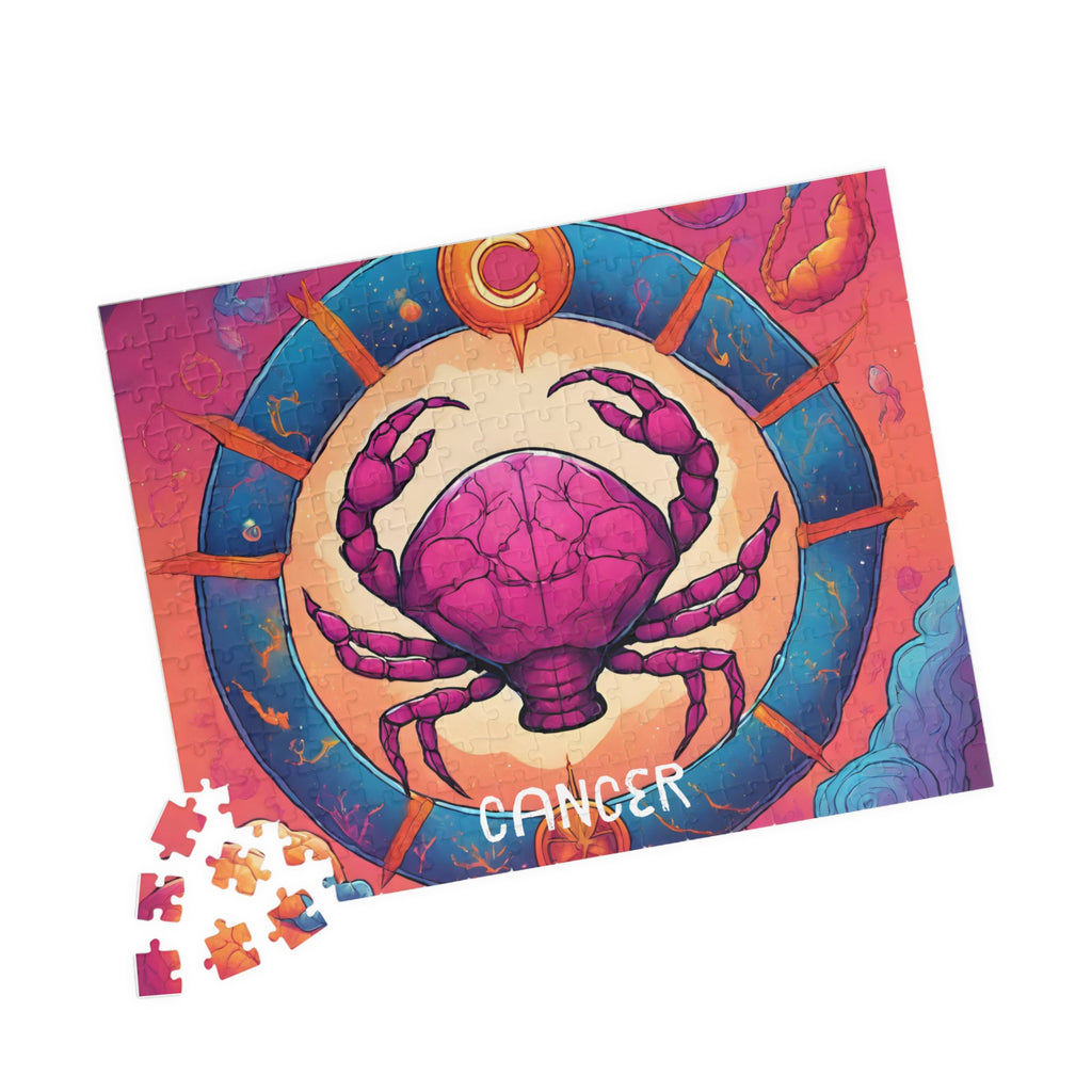 Cancer Zodiac Puzzle — Original Astrological Crab Jigsaw, 252 Pieces