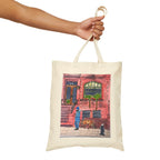 Manhattan Morning Walk Canvas Tote — Original Watercolor Art