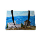 Schinoussa Greek Island Weekender Tote — Original Watercolor Art