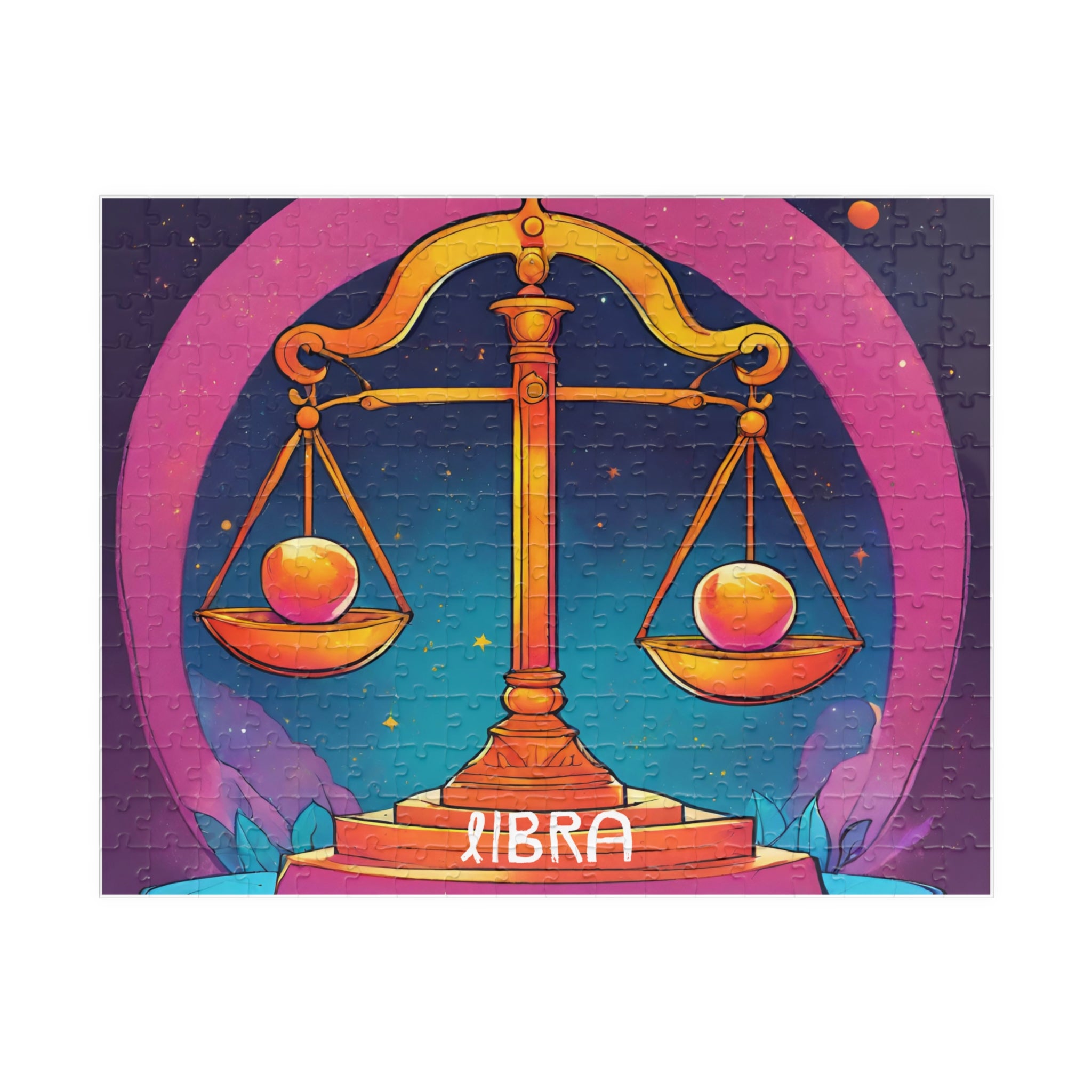 Libra Zodiac Scales Puzzle — Original Astrological Jigsaw, 252 Pieces