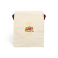 Burger & Fries Canvas Lunch Bag — Good Food Together Print Reusable Tote