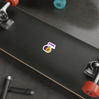 OPEN — Plum Statement Die-Cut Sticker | Fruits of Amalthea
