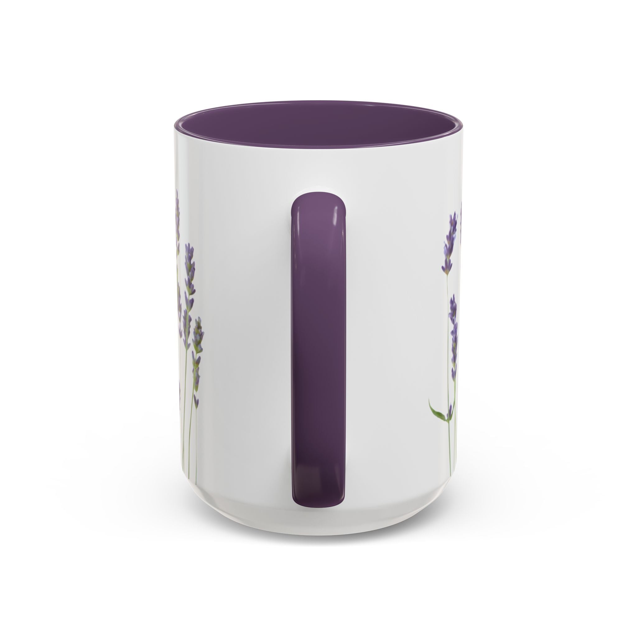 Lavender Field Accent Mug — Original Floral Ceramic Cup