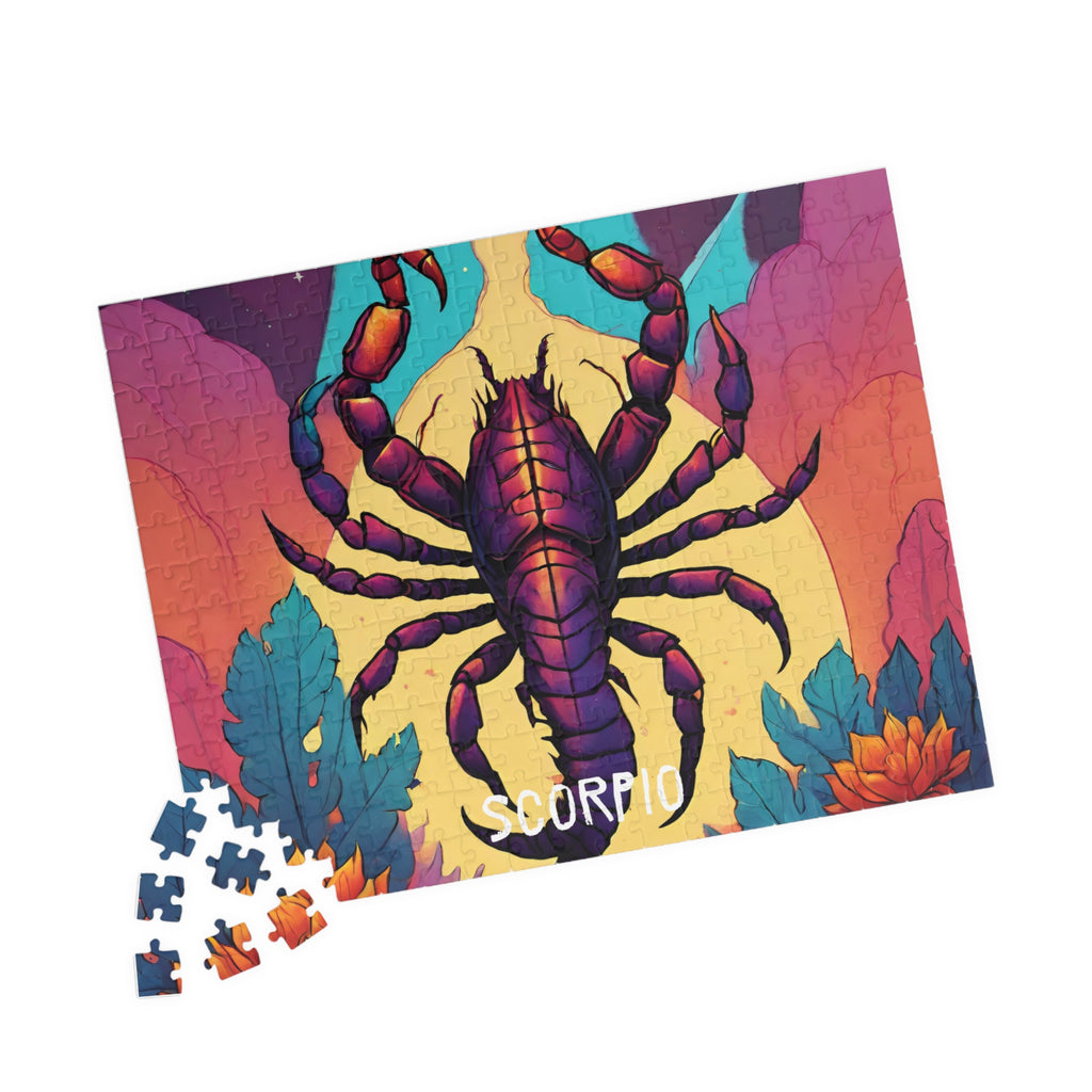 Scorpio Zodiac Puzzle — Original Astrological Jigsaw, 252 Pieces