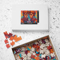 Gemini Zodiac Puzzle — Original Double Portrait Jigsaw, 252 Pieces
