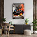Lamborghini Gallardo — Original Black Sports Car Art Poster
