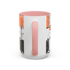 Kawaii Cat Accent Mug — Original Cute Cat Pattern Ceramic Cup