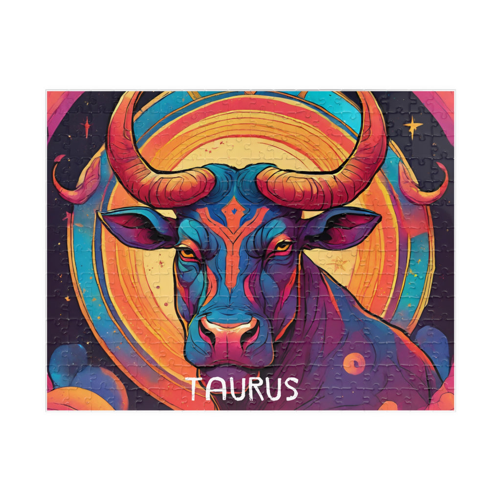 Taurus Zodiac Puzzle — Original Astrological Jigsaw, 252 Pieces