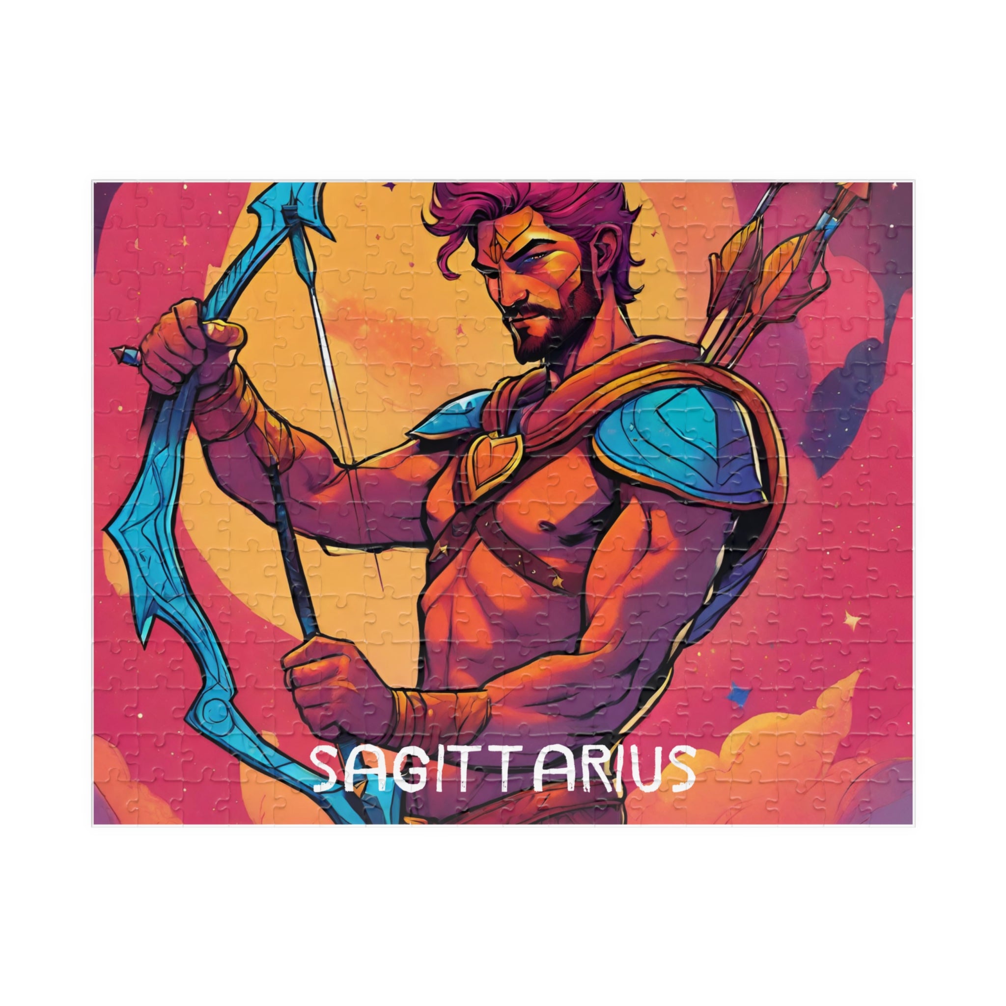 Sagittarius Archer Puzzle — Original Zodiac Jigsaw, 252 Pieces