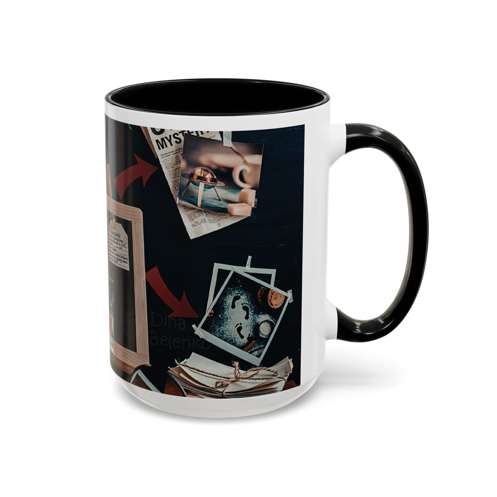 Mystery Caseboard Mug — "Cookies Reported Missing" Detective Design