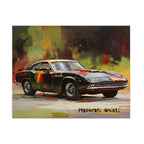 Maserati Ghibli — Original Abstract Vintage Car Art Poster