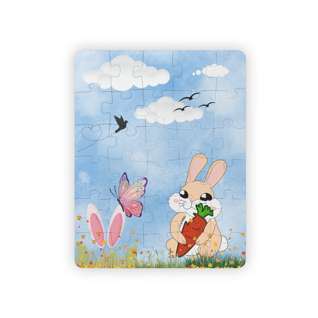 Bunny & Butterfly 30-Piece Kids Puzzle — Cute Spring Scene | Exclusive Design