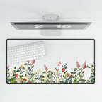 Floral Meadow Desk Mat — Original Botanical Art
