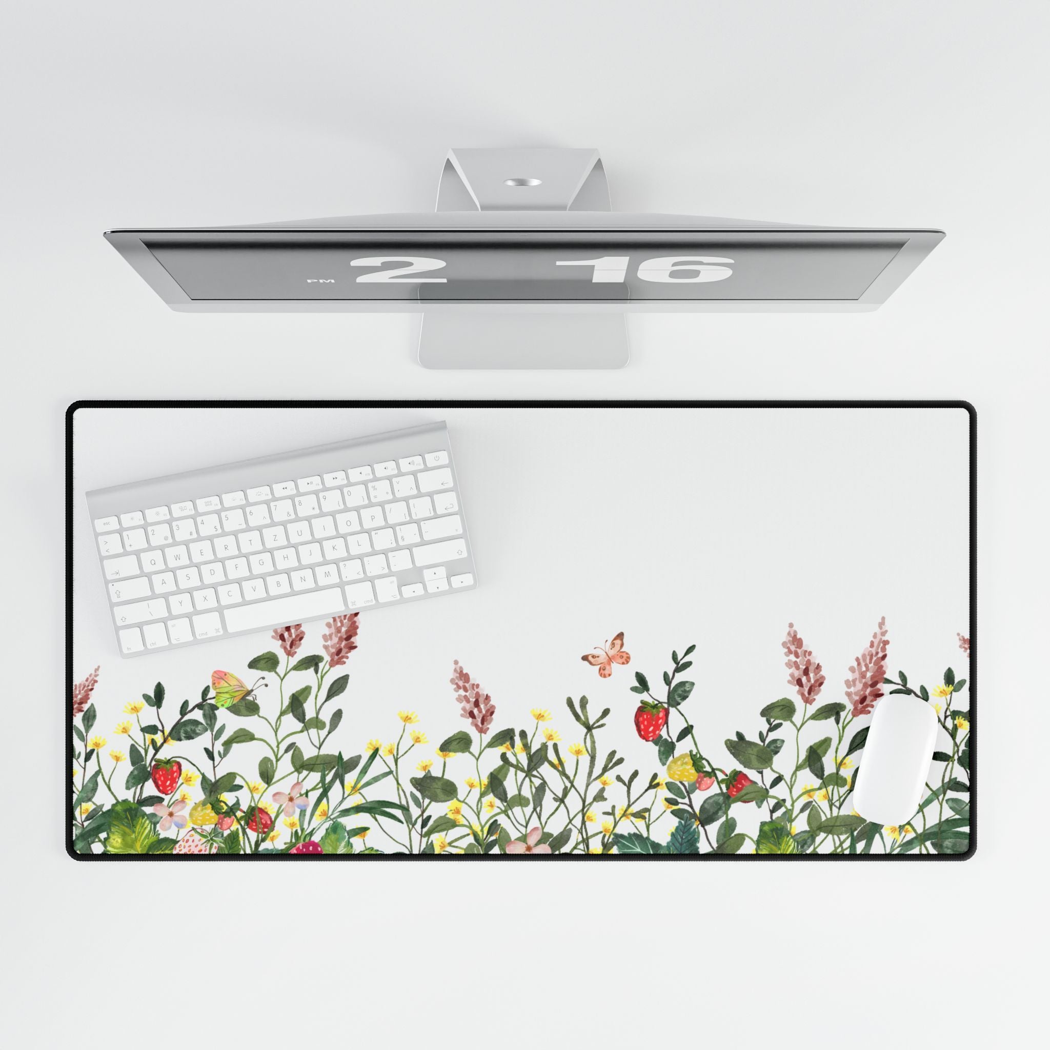 Floral Meadow Desk Mat — Original Botanical Art