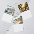 2027 Monthly Seasonal Wall Calendar — Original Watercolor Scenic Landscapes | Monthly Grid | Glossy or Matte