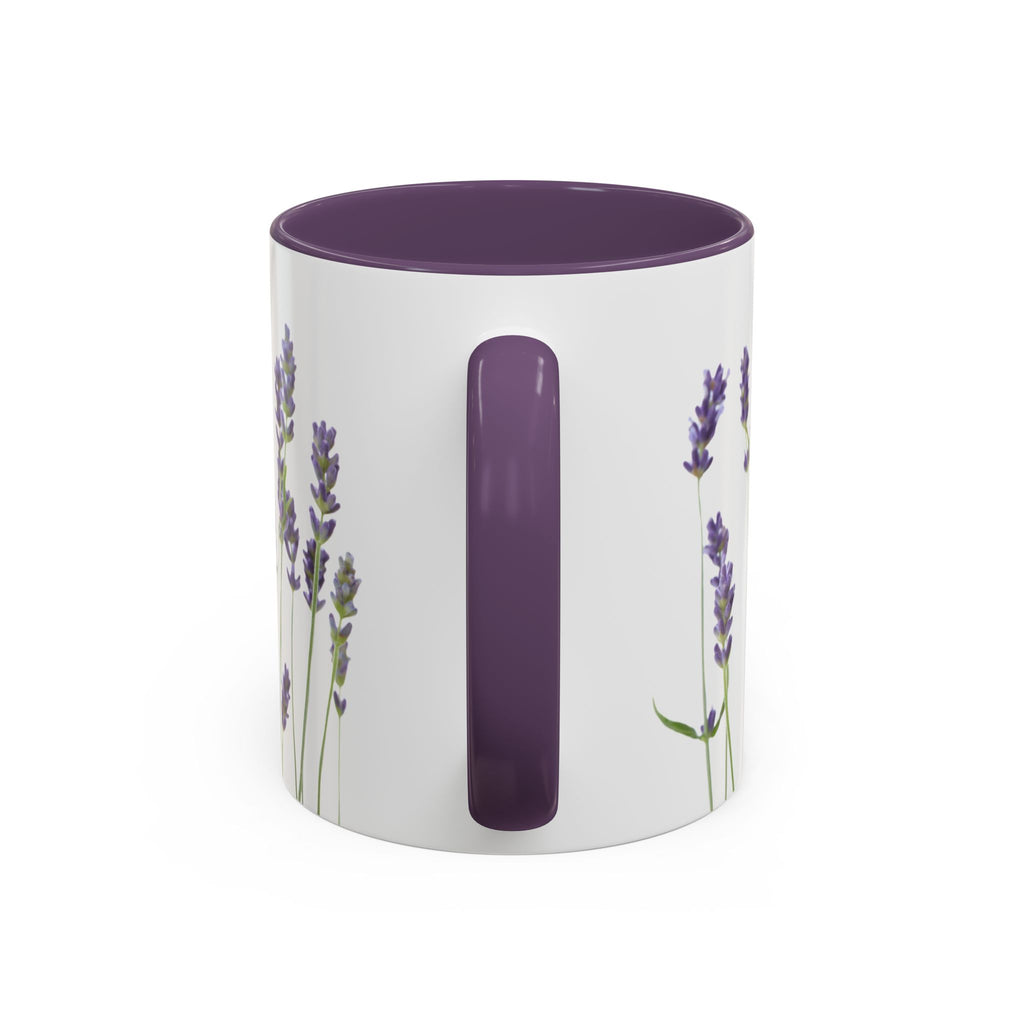 Lavender Field Accent Mug — Original Floral Ceramic Cup