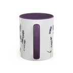 Lavender Field Accent Mug — Original Floral Ceramic Cup