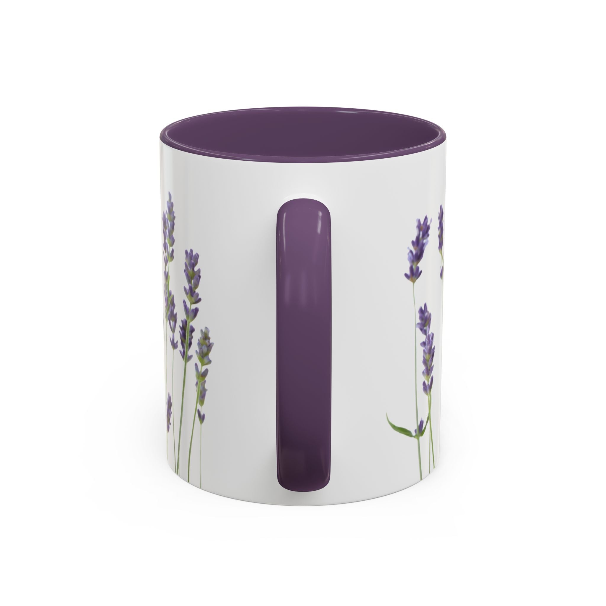 Lavender Field Accent Mug — Original Floral Ceramic Cup