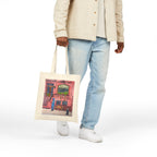 Manhattan Morning Walk Canvas Tote — Original Watercolor Art