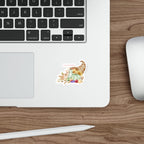 Cornucopia — Romantic Pastel Harvest Die-Cut Sticker | Fruits of Amalthea