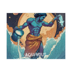Aquarius Zodiac Puzzle — Original Mythic Water-Bearer Jigsaw, 252 Pieces