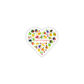 Fruits of Amalthea — Heart-Shaped Fruit Collection Die-Cut Sticker | The Signature Piece