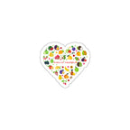 Fruits of Amalthea — Heart-Shaped Fruit Collection Die-Cut Sticker | The Signature Piece