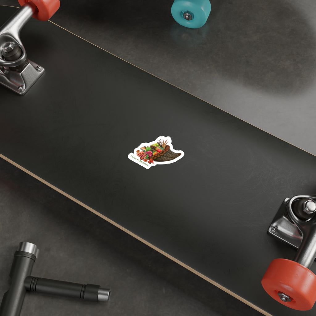 Cornucopia — Vintage Old Masters Harvest Die-Cut Sticker | Fruits of Amalthea