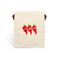 Chili Pepper Canvas Lunch Bag — Funny Spicy Print Reusable Tote