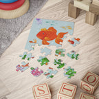 Kids 30-Piece Puzzle — Colorful Goldfish Ocean Scene | Exclusive Design