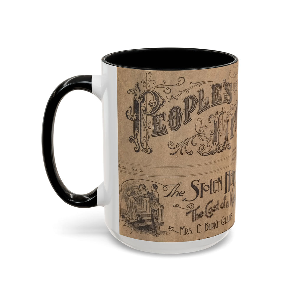 Vintage Newspaper Literary Mug — Original Book Lover Ceramic Cup