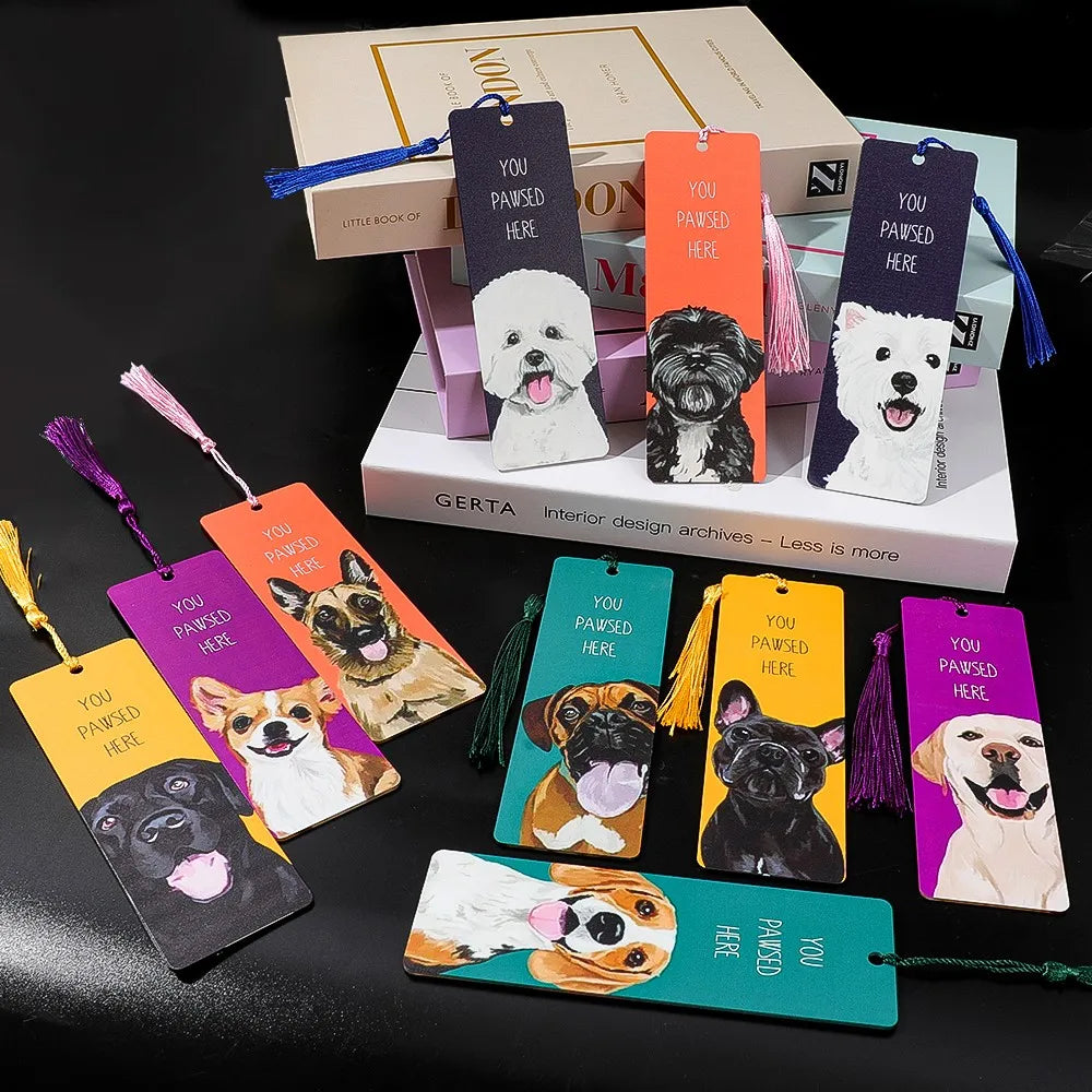 Cute Dog Bookmarks - Adorable Reading Accessories for Dog Lovers & Book Enthusiasts