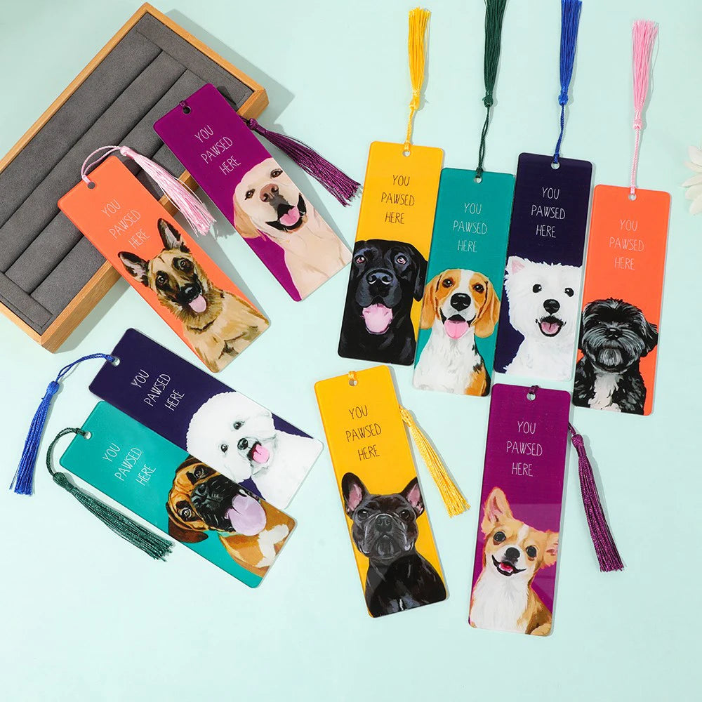 Cute Dog Bookmarks - Adorable Reading Accessories for Dog Lovers & Book Enthusiasts