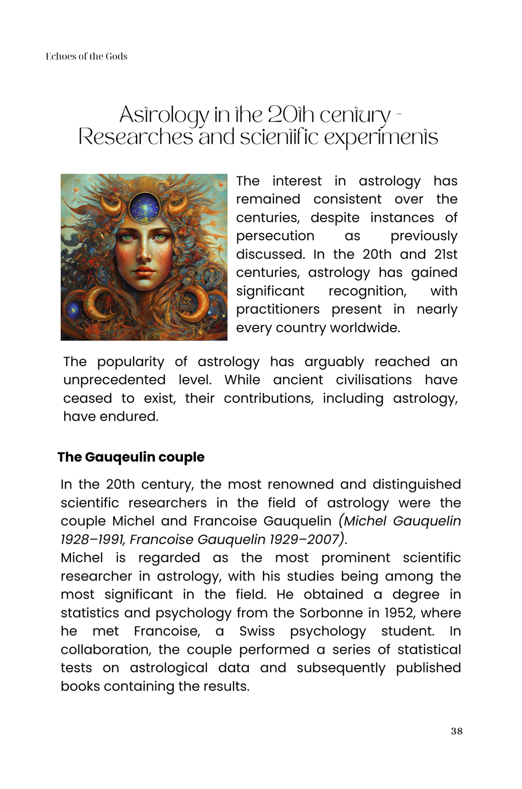 Echoes of the Gods, The Greek myths of the 12 signs and the historical journey of astrology e-book