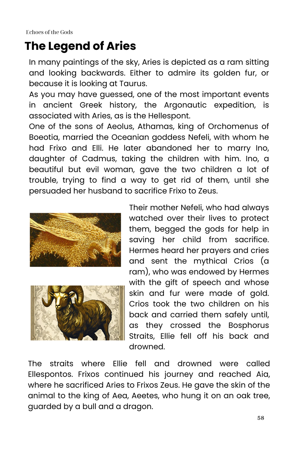 Echoes of the Gods, The Greek myths of the 12 signs and the historical journey of astrology e-book