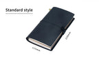 Genuine Leather Refillable Travel Journal - Handmade Retro Notebook with 192 Pages