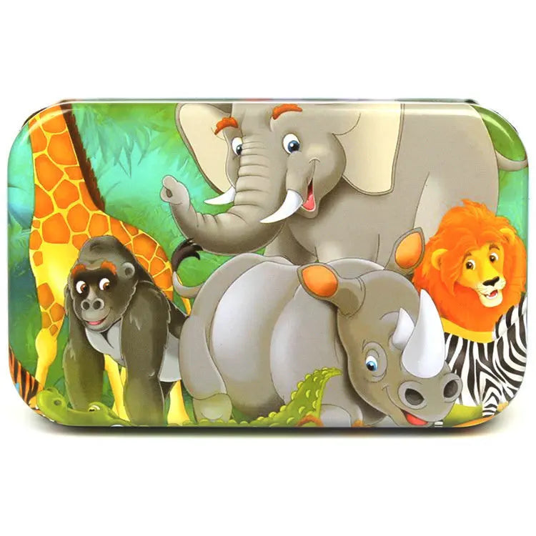 60-Piece Wooden Puzzle for Kids - Educational Jigsaw with Animals & Vehicles (Ages 4-6)