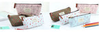 Floral Canvas Pencil Case - Zipper Stationery Pouch