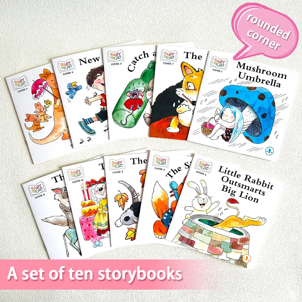 Children's Fun Enlightenment Storybooks - Set of 10 | Beginner English Reading for Ages 2-5